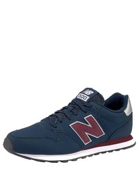 dunkelblaue niedrige Sneakers von New Balance