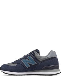 dunkelblaue niedrige Sneakers von New Balance