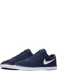 dunkelblaue niedrige Sneakers von Nike SB