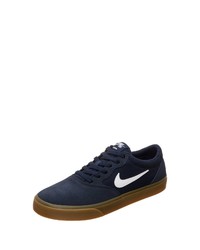 dunkelblaue niedrige Sneakers von Nike Sportswear