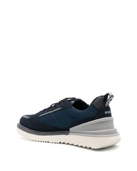 dunkelblaue niedrige Sneakers von Hugo