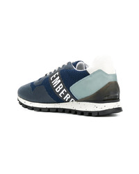 dunkelblaue niedrige Sneakers von Dirk Bikkembergs