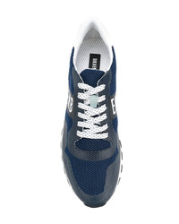 dunkelblaue niedrige Sneakers von Dirk Bikkembergs