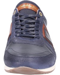 dunkelblaue niedrige Sneakers von Pantofola D'oro