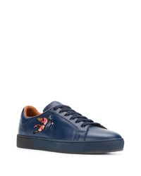 dunkelblaue niedrige Sneakers von Etro