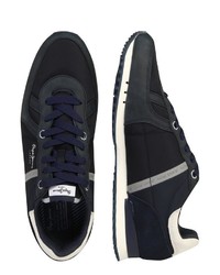 dunkelblaue niedrige Sneakers von Pepe Jeans