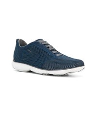 dunkelblaue niedrige Sneakers von Geox