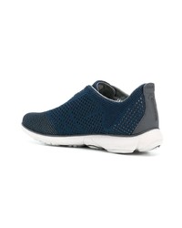 dunkelblaue niedrige Sneakers von Geox