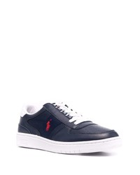 dunkelblaue niedrige Sneakers von Polo Ralph Lauren