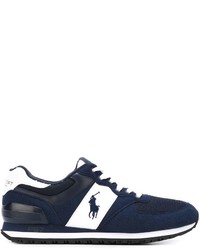 dunkelblaue niedrige Sneakers von Polo Ralph Lauren