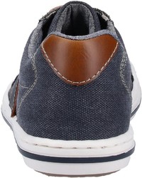 dunkelblaue niedrige Sneakers von Rieker