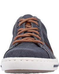 dunkelblaue niedrige Sneakers von Rieker