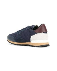 dunkelblaue niedrige Sneakers von Valentino