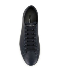 dunkelblaue niedrige Sneakers von Dolce & Gabbana