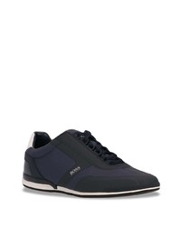 dunkelblaue niedrige Sneakers von BOSS