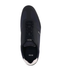 dunkelblaue niedrige Sneakers von BOSS