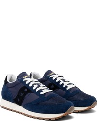 dunkelblaue niedrige Sneakers von Saucony