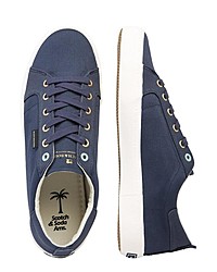 dunkelblaue niedrige Sneakers von Scotch & Soda