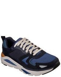 dunkelblaue niedrige Sneakers von Skechers