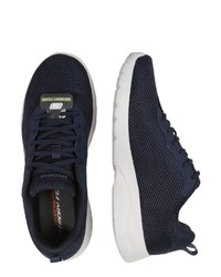 dunkelblaue niedrige Sneakers von Skechers