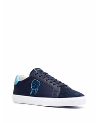 dunkelblaue niedrige Sneakers von Karl Lagerfeld
