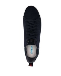 dunkelblaue niedrige Sneakers von Geox