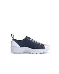 dunkelblaue niedrige Sneakers von Swear