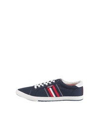 dunkelblaue niedrige Sneakers von Tom Tailor