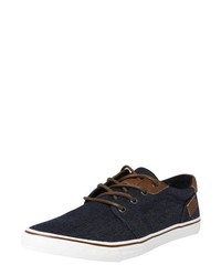 dunkelblaue niedrige Sneakers von Tom Tailor