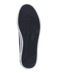 dunkelblaue niedrige Sneakers von Tom Tailor