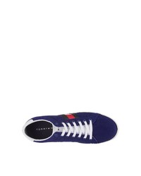 dunkelblaue niedrige Sneakers von Tommy Hilfiger