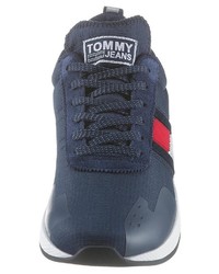 dunkelblaue niedrige Sneakers von Tommy Jeans