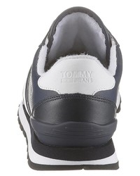 dunkelblaue niedrige Sneakers von Tommy Jeans