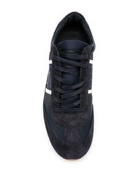 dunkelblaue niedrige Sneakers von Philippe Model