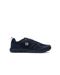 dunkelblaue niedrige Sneakers von Track & Field