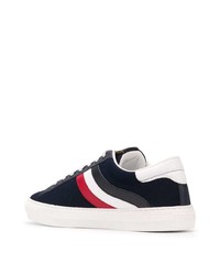 dunkelblaue niedrige Sneakers von Moncler