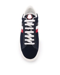 dunkelblaue niedrige Sneakers von Moncler