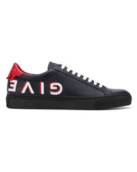 dunkelblaue niedrige Sneakers von Givenchy