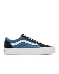 dunkelblaue niedrige Sneakers von Vans