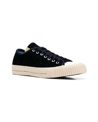 dunkelblaue niedrige Sneakers von VISVIM