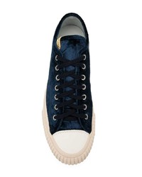 dunkelblaue niedrige Sneakers von VISVIM