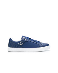 dunkelblaue niedrige Sneakers von Versace Jeans