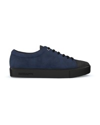 dunkelblaue niedrige Sneakers von Swear