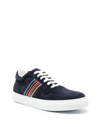 dunkelblaue niedrige Sneakers von Paul Smith