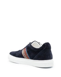 dunkelblaue niedrige Sneakers von Paul Smith