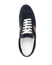 dunkelblaue niedrige Sneakers von Paul Smith