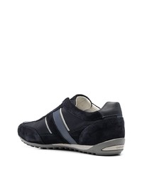 dunkelblaue niedrige Sneakers von Geox