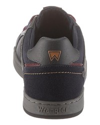 dunkelblaue niedrige Sneakers von Wrangler