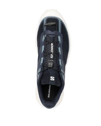 dunkelblaue niedrige Sneakers von Salomon S/Lab