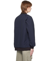 dunkelblaue Nylon Bomberjacke von Canada Goose